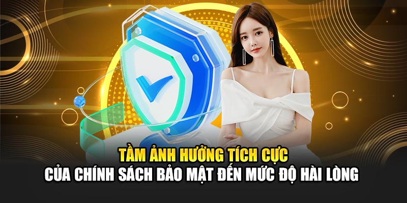 Tầm ảnh hưởng tích cực của chính sách bảo mật đến mức độ hài lòng